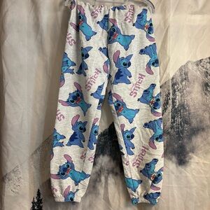Disney Stitch Gray and Pink Pajama Pants
